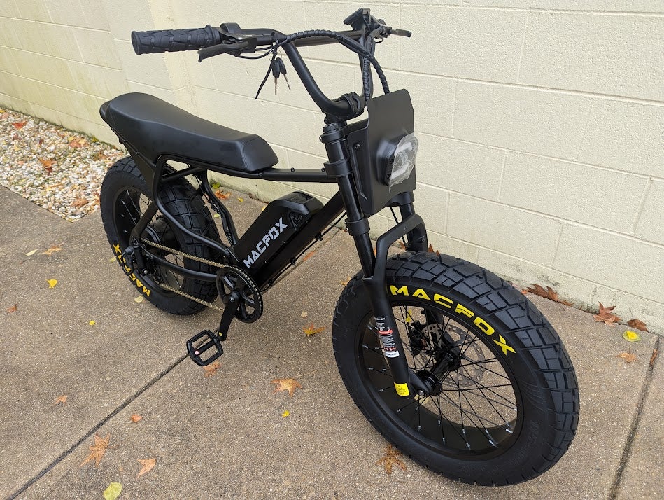 Macfox X7 Black | ATLANTIC EBIKES